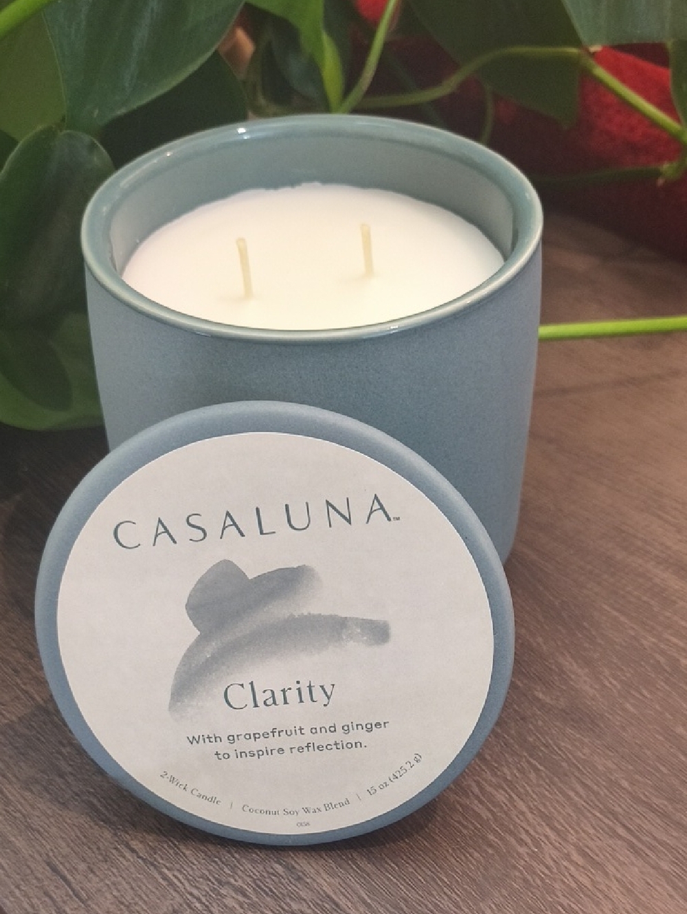 Casaluna Clarity Two-Wick  Candle 20oz NWT